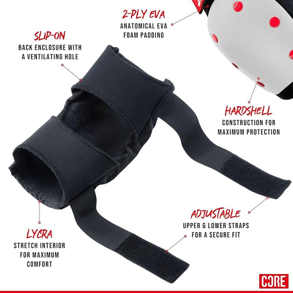 Těsnění pro kolena REKD Energy Black