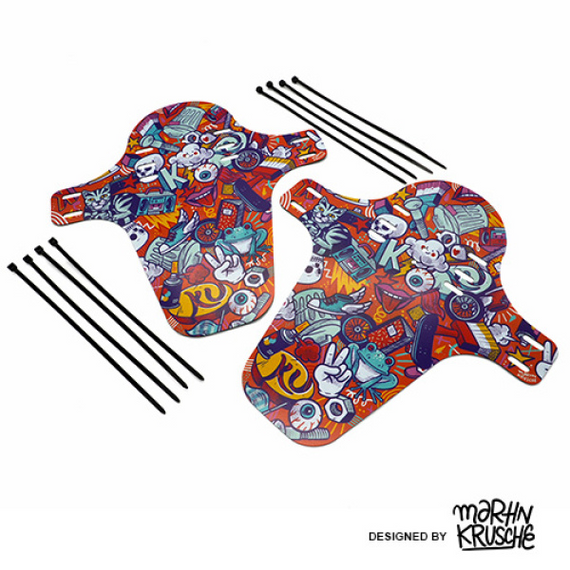 Blatníky pro kola s kotoučovými brzdami KUbikes DISC Blatníky KUbikes Comics