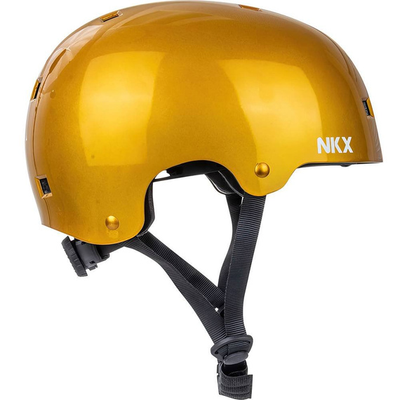 NKX Brain Saver Skateboardová helma Shiny Gold