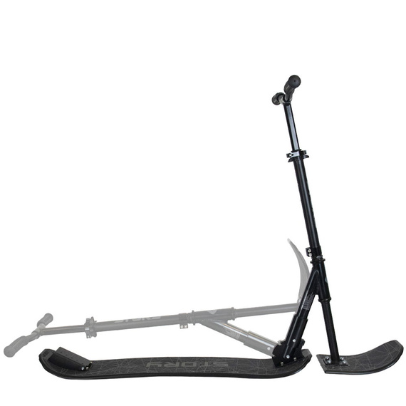 Story Deluxe Snow Scooter Black 83-94 cm