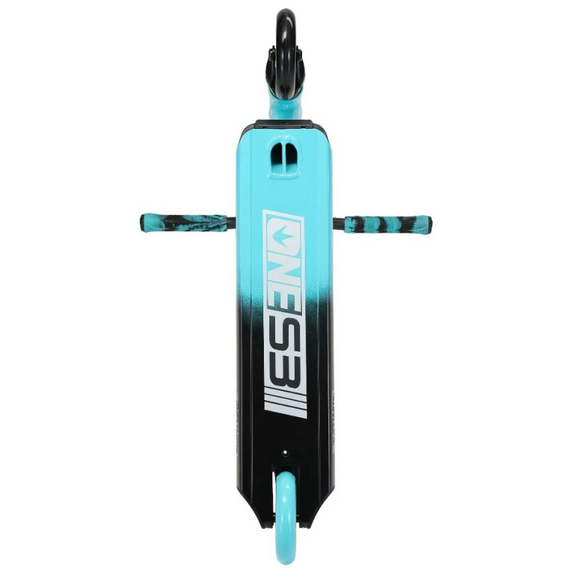 Tupé koloběžky COMPLETE ONE S3 Performance Scooter Tyrkysově-černá 78 cm