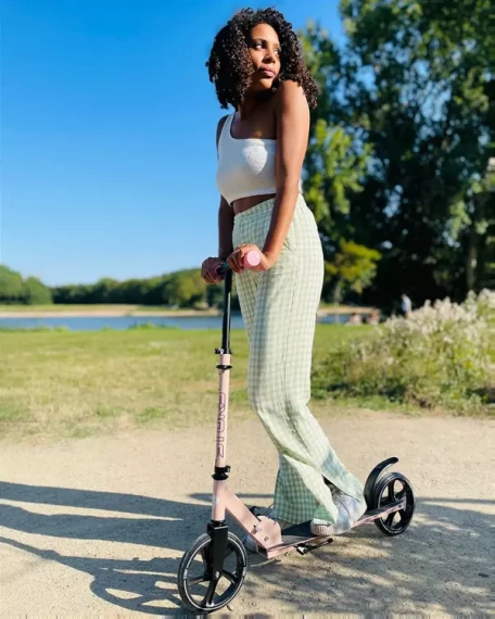 Hulajnoga Transportowa dla młodzieży z dużymi kołami Story LUX Rose