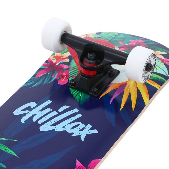 Chillax Floral skateboard 7,75"