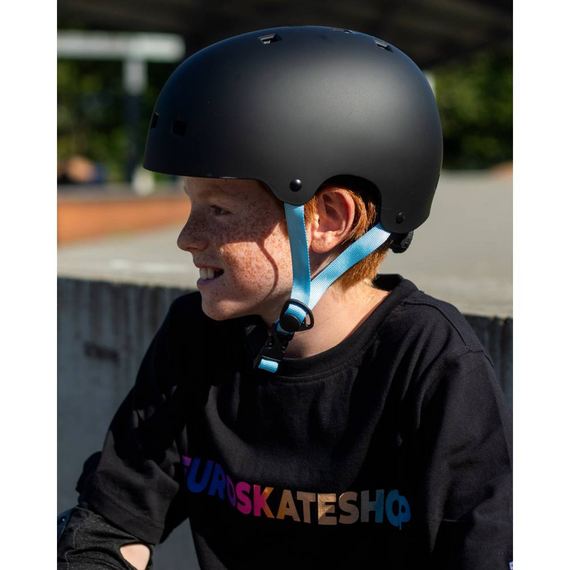 Kask Na Deskorolkę Hulajnogę NKX Brain Saver Czarno-Niebieski