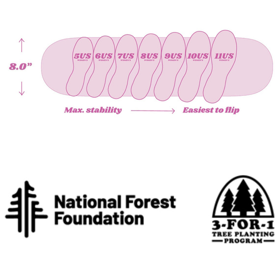 Impala Mystic Skateboard Pea The Feary 8.0"