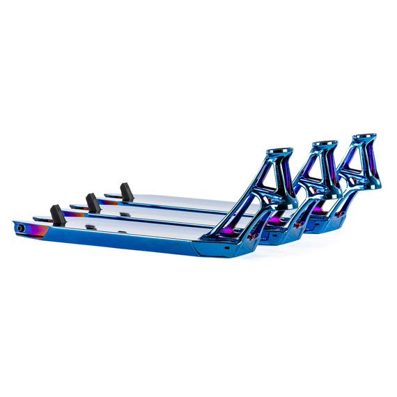 Platform Deck pro Ethic Pro Scooter Deck Pandemonium V2 460 mm Blue Chromed