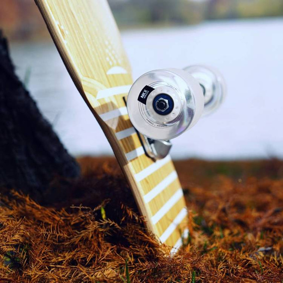 Longboard pro tanec NKX Vegas White 116 cm