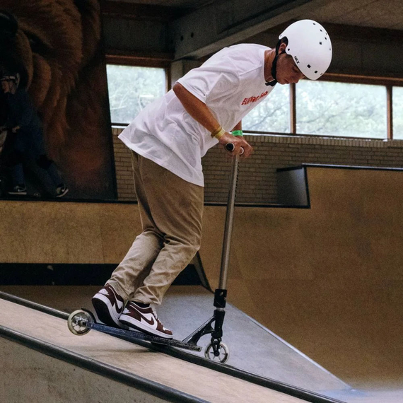 Skateboardová helma NKX Brain Saver White S