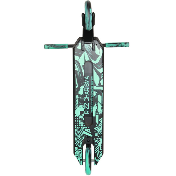 NKD RIZZ Stunt Scooter Mint and Black 85 cm