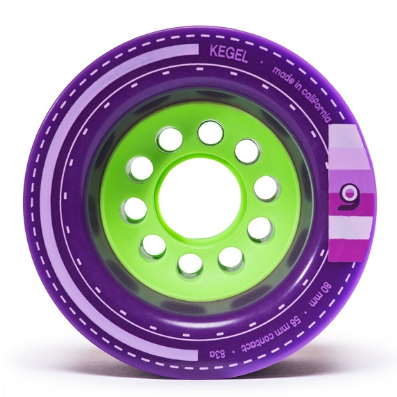 Orangatang Kegel Longboard Wheels Purple 80mm 83A