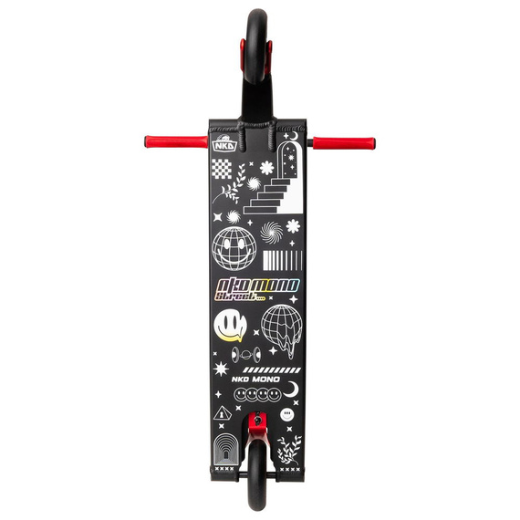 Výkonný skútr NKD Mono Black and Red wys. 95 cm
