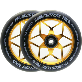 NKD Goat Stunt Scooter Wheels Black and Gold 110 mm