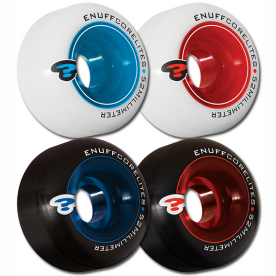 Enuff Corelites Skateboardová kolečka bílá/modrá 52 mm