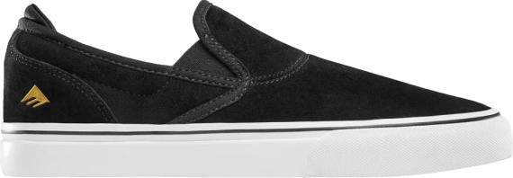 Boty EMERICA Wine G6 Slip-On Black/White/Gold