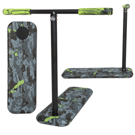 NKD PRO 7,5" Trampolína Scooter Černá a limetkově zelená wys. 60-90 cm