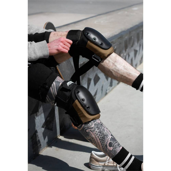 REKD Rampové chrániče kolen XS Khaki