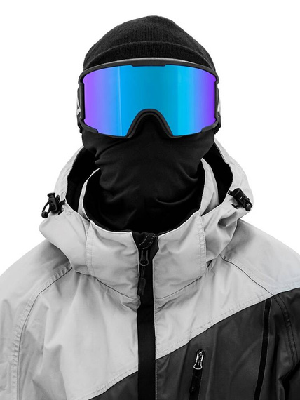 REKD Classic SnapFit Snow Goggle Kit Black/Chromatic Sapphire M/L snowboardové a lyžařské brýle
