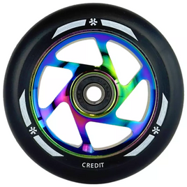 Union Credit V2 Pro Scooter Wheel Rainbow Black 100 mm