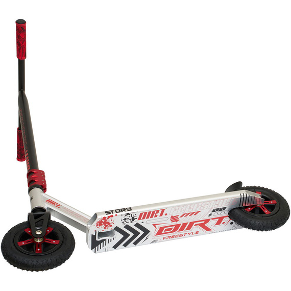 Off-road Story Dirt Freestyle Scooter Black and Silver 89,9 cm