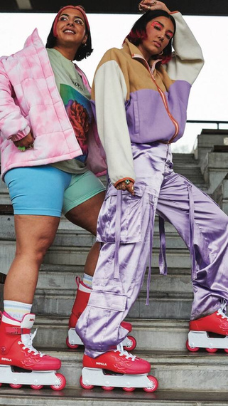 Inline brusle Impala Lightspeed Flames Rekreační kolečkové brusle