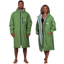 Pončo Poncho Jacket Story Change Robe Olive