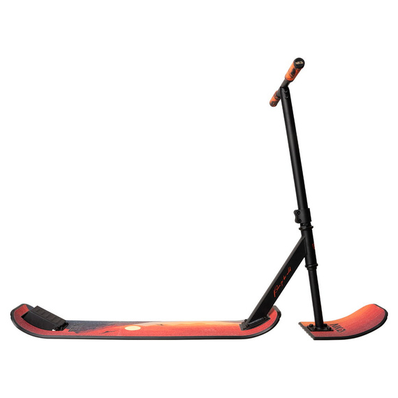 Hulajnoga Wyczynowa na śnieg NKD SNOW Stunt Scooter Czarno-Czerwony wys. 82 cm