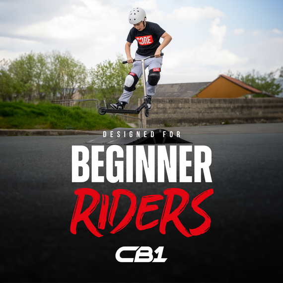 CORE CD1 Kompletní kaskadérská koloběžka modrá/černá wys. 81 cm