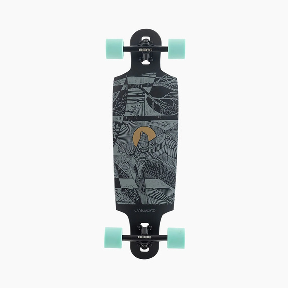 Longboard LandYachtz Drop Cat 33" Seeker Black