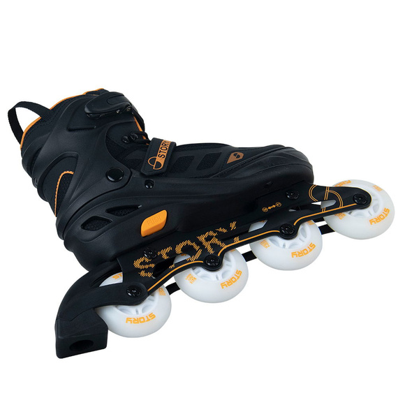 Story Fusion Nastavitelné inline brusle LED Orange