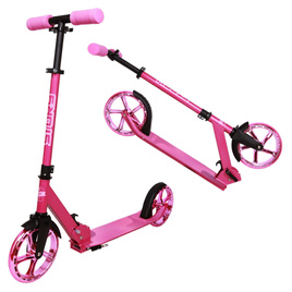 Přepravní koloběžka s velkými koly Story Urban GO! Brokátová růžová