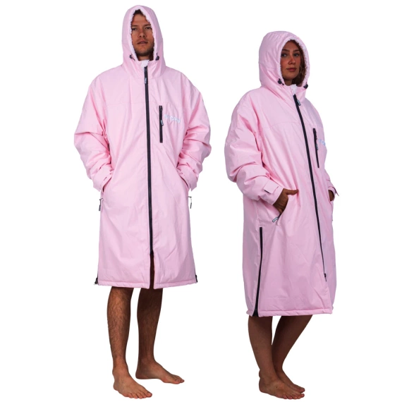 Pončo Poncho Jacket Story Change Robe Light Pink
