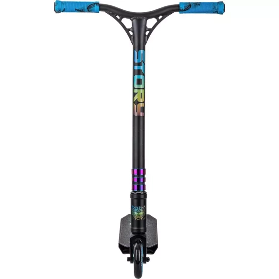 Dětská výkonná koloběžka Story Beast Black Neo wys. 76 cm