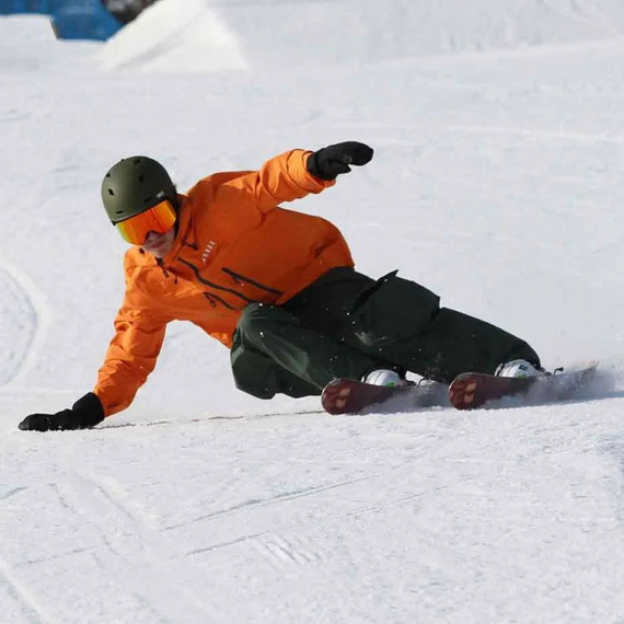 NKX Nomad Snow Helmet Olivová lyžařská a snowboardová helma