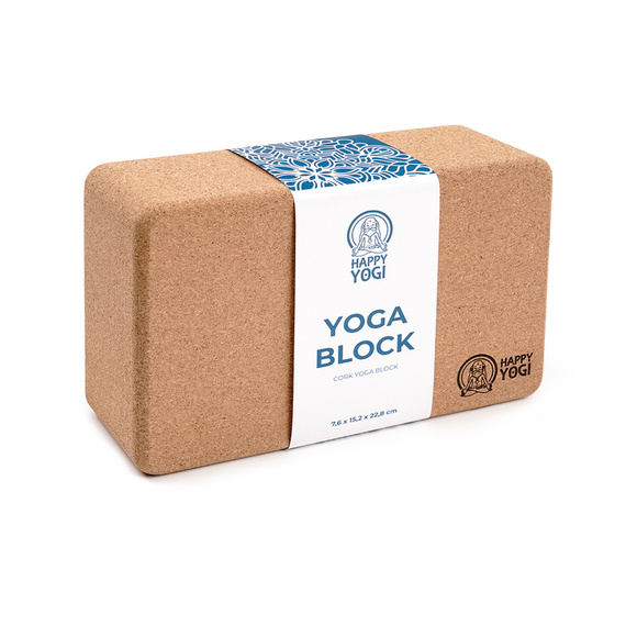 Happy Yoga Cube - korkový blok na jógu