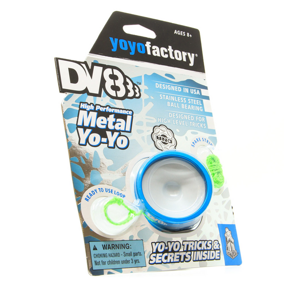 Kovové yoyo YoYoFactory DV888 DNA Blue