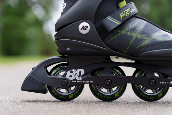 Válečky K2 F.I.T. 80 Pro Black and Olive