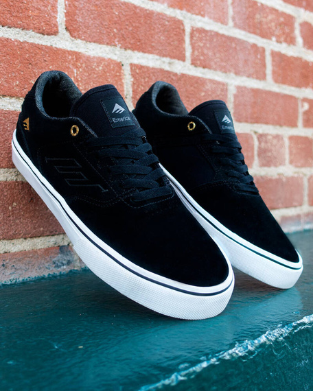 EMERICA The Low Vulc Black/Gold/White Boty