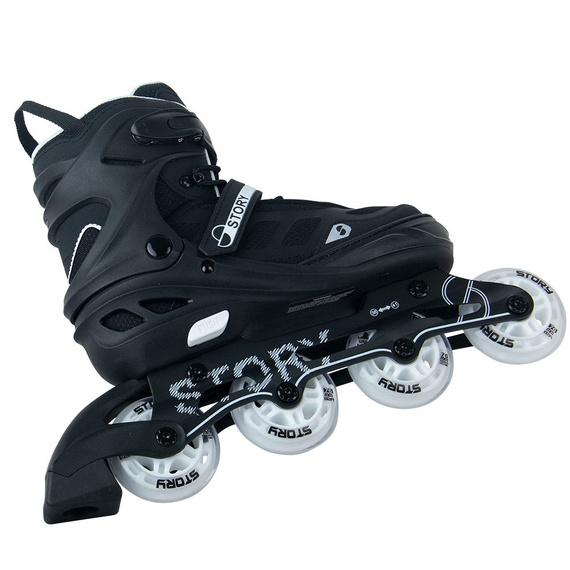 Story Fusion Nastavitelné inline brusle Black/White