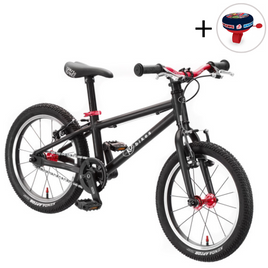 Dětské kolo KUbikes 16L Superlight Black and Red