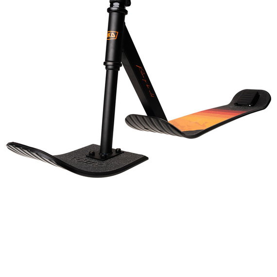 Hulajnoga Wyczynowa na śnieg NKD SNOW Stunt Scooter Czarno-Pomarańczowy wys. 86 cm