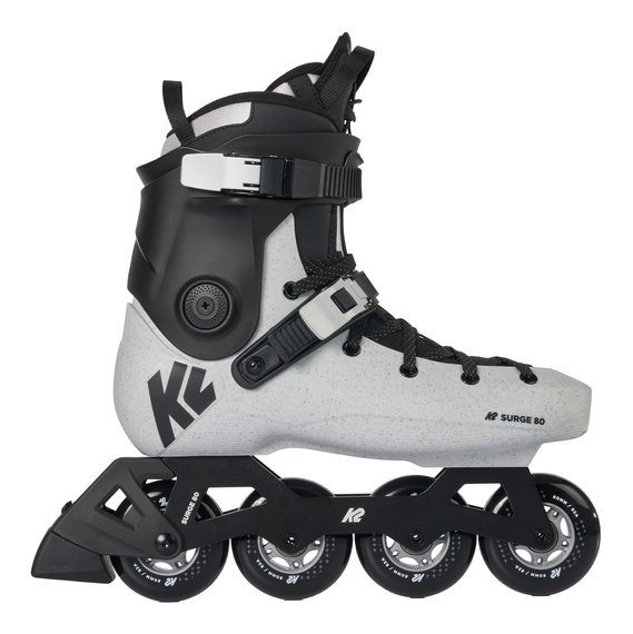K2 Surge 80 Hardshell Rollers Black and Grey