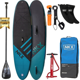 SUP nafukovací turistické prkno NKX Windsurf Black/Blue 10'0