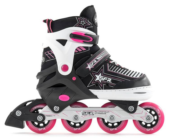 SFR Pulsar inline nastavitelné kolečkové brusle Pink M
