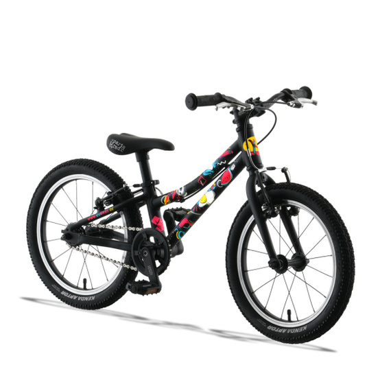 KUbikes 16S Superlight Dětské kolo Black Comic Book