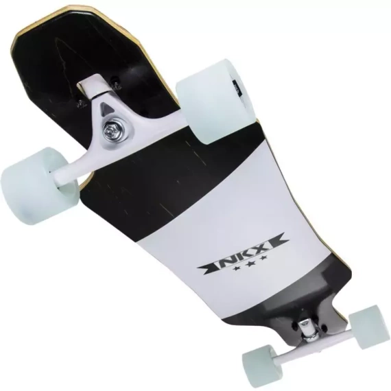 NKX Fearless Black Canadian Maple startovací longboard 101 cm