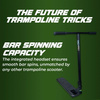 Hulajnoga Wyczynowa na trampolinę NKD Pro Trampoline Czarny wys. 85 cm