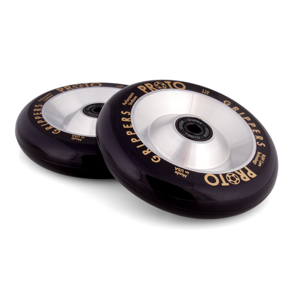 Proto Full Core Grippers Pro Scooter Wheels Silver 110 mm (2 ks).)
