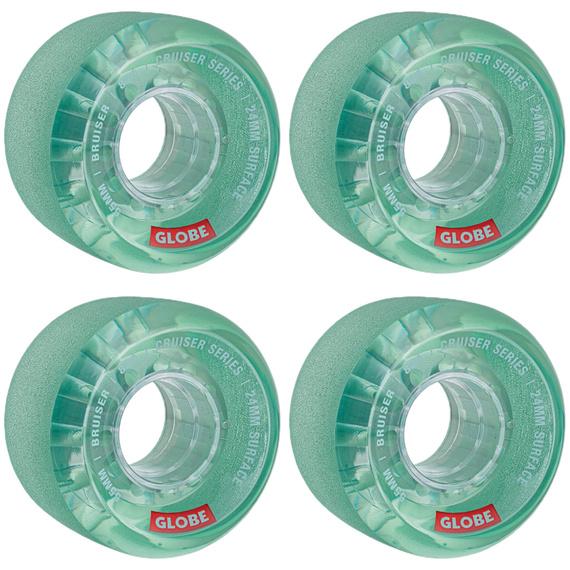 Kółka do deskorolki GLOBE Bruiser Clear Aqua Morski 55 mm