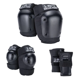 Dětské chrániče 187 Killer Pads Six Pack Set Black Jr