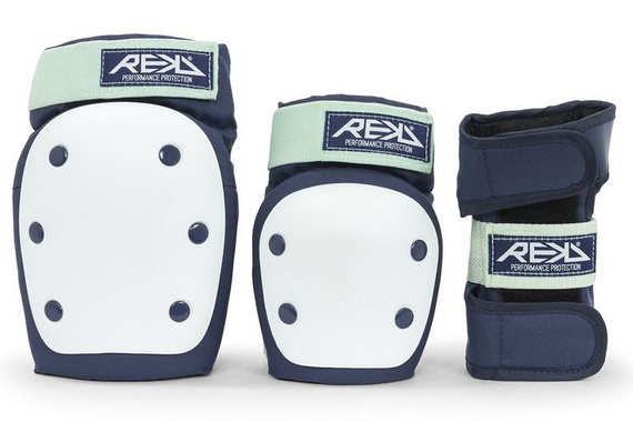 Ochraniacze REKD Heavy Duty Triple Pad Set Niebiesko Miętowe